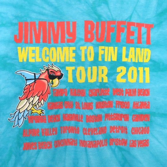 Jimmy Buffett 2011 Tour Tshirt Size S - Picture 4 of 6